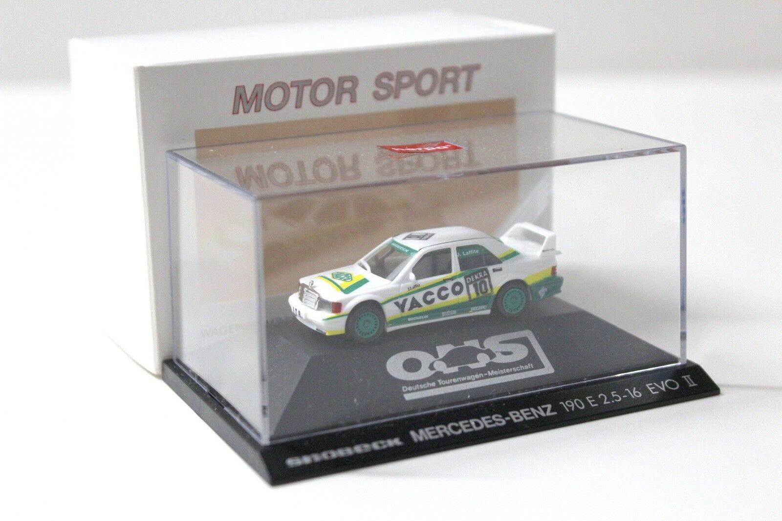 1:87 Herpa Snobeck Mercedes 190E 2.5-16 EVO II Laffite #10