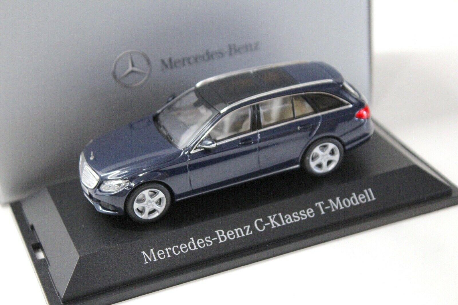 ID 41185 orig.jpg 1:43 Norev Mercedes C-Klasse T-Modell Exclusive blue DEALER VERSION