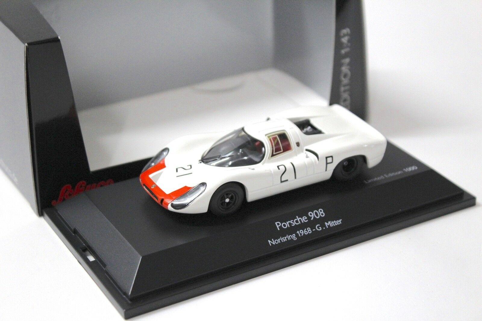 ID 41253 orig.jpg 1:43 Schuco Porsche 908 Norisring 1968 G.Mitter #21
