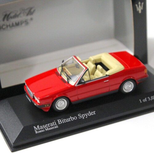 1:43 Minichamps Maserati Biturbo Spyder rosso red