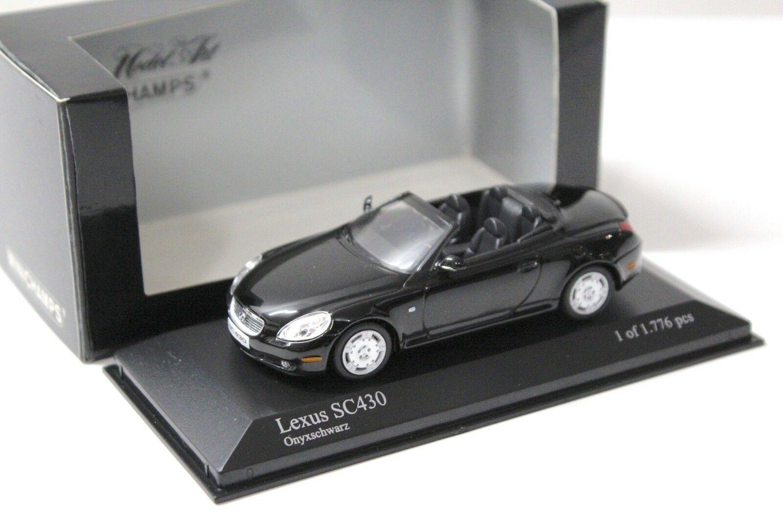 1:43 Minichamps Lexus SC430 Cabriolet onyx black