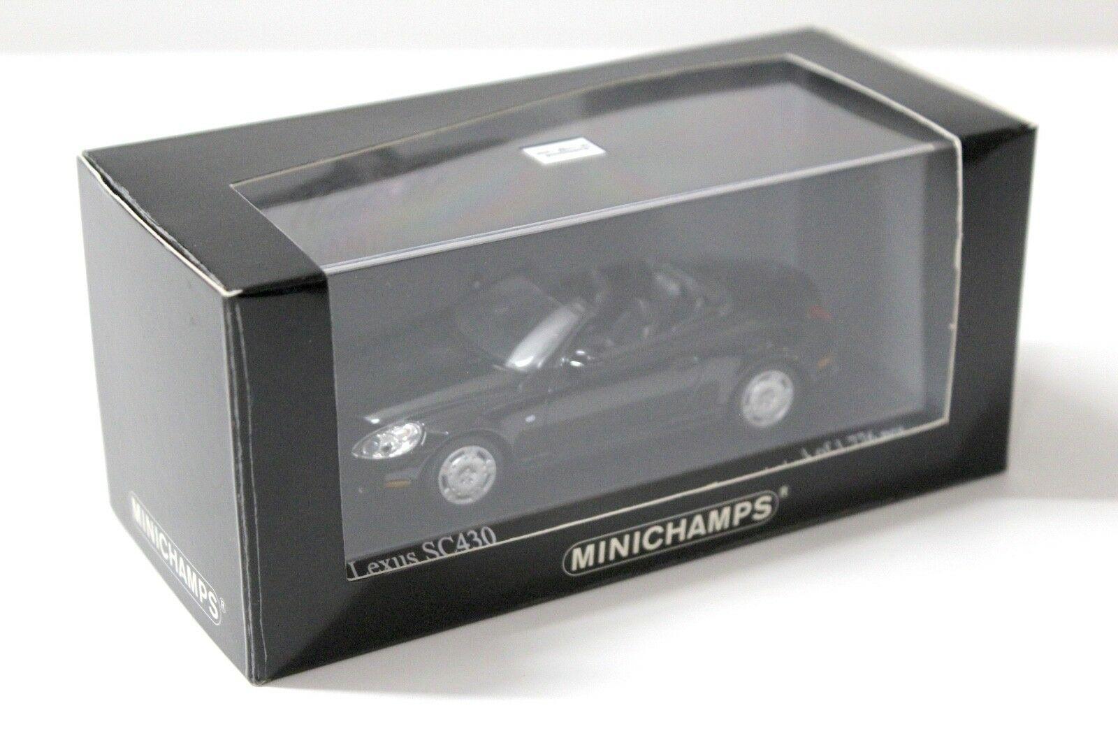 1:43 Minichamps Lexus SC430 Cabriolet onyx black