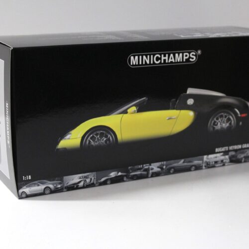 1:18 Minichamps Bugatti Veyron Grand Sport 2009 black/ Lemon yellow