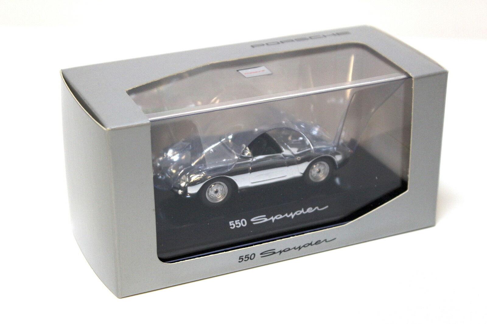 1:43 Minichamps Porsche 550 Spyder *CHROM* DEALER VERSION