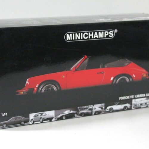 1:18 Minichamps Porsche 911 Carrera Cabriolet G-Modell red 1983