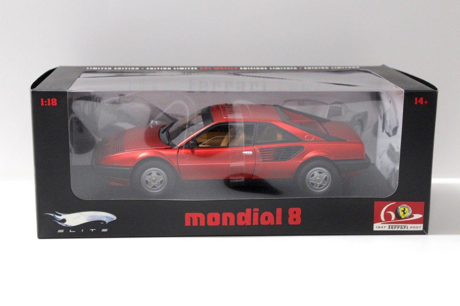 1:18 Hot Wheels Elite Ferrari Mondial 8 *60 YEARS EDITION* cherry red