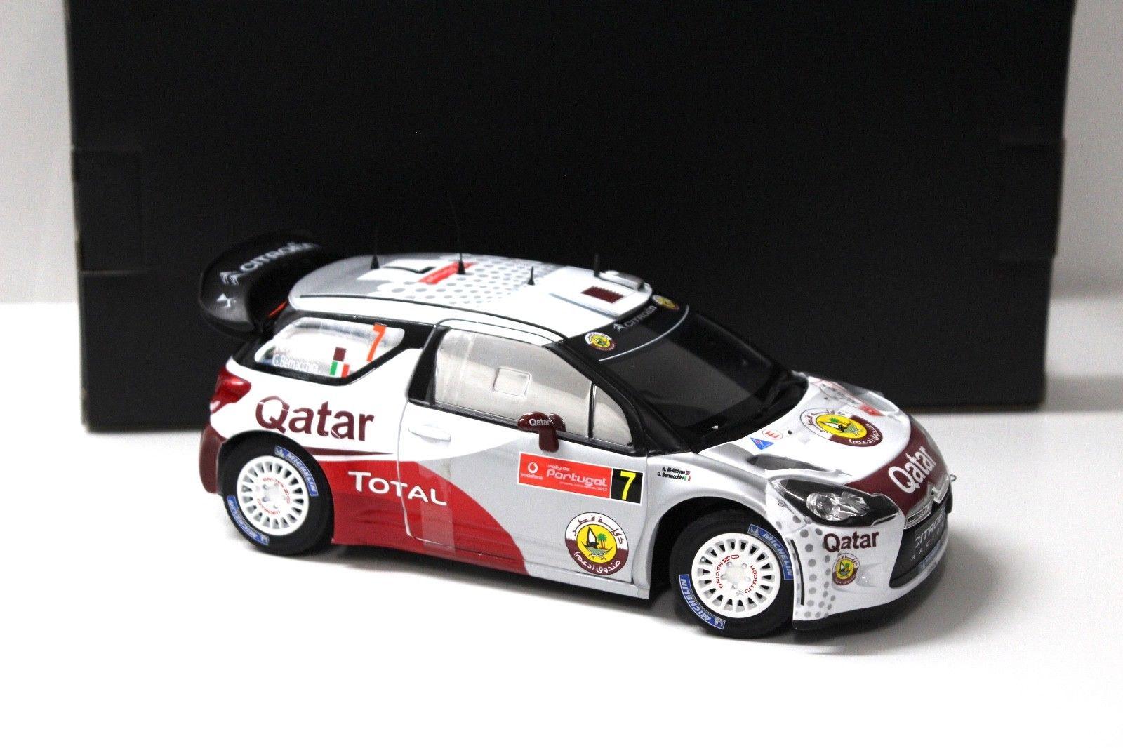 1:18 Norev Citroen DS3 WRC Rally Portugal 2012 #7 Qatar