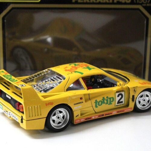 1:18 Bburago Ferrari F40 TOTIP #2 yellow 1987