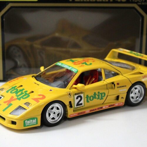 1:18 Bburago Ferrari F40 TOTIP #2 yellow 1987