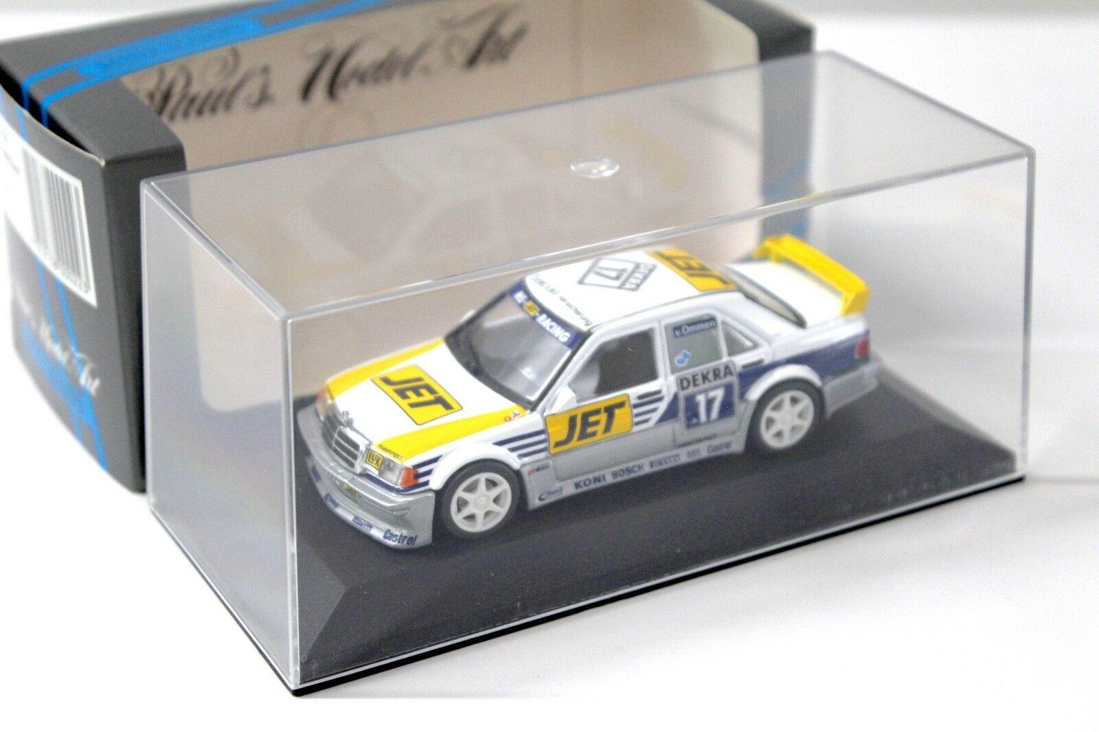 1:43 Minichamps Mercedes 190E EVO1 OMMEN MS-Jet #17
