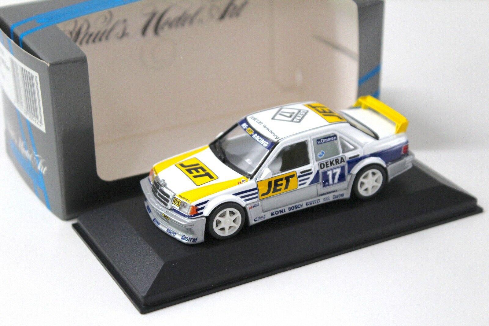1:43 Minichamps Mercedes 190E EVO1 OMMEN MS-Jet #17