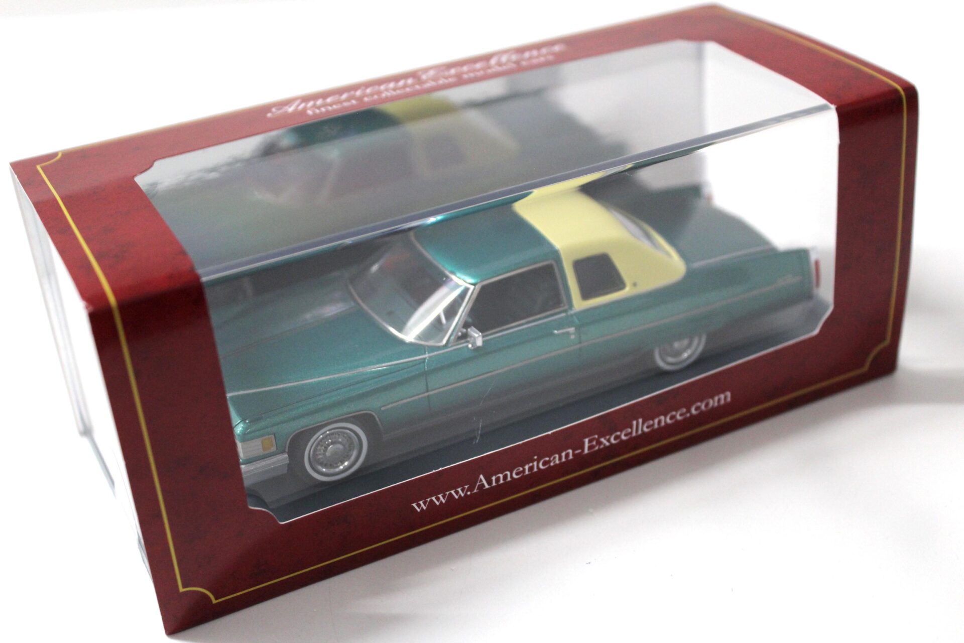 1:43 American Excellence NEO Cadillac Coupe de Ville green metallic