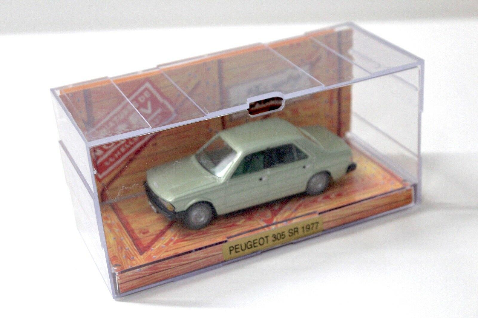 1:43 Norev Peugeot 305 SR 1977 light green metallic