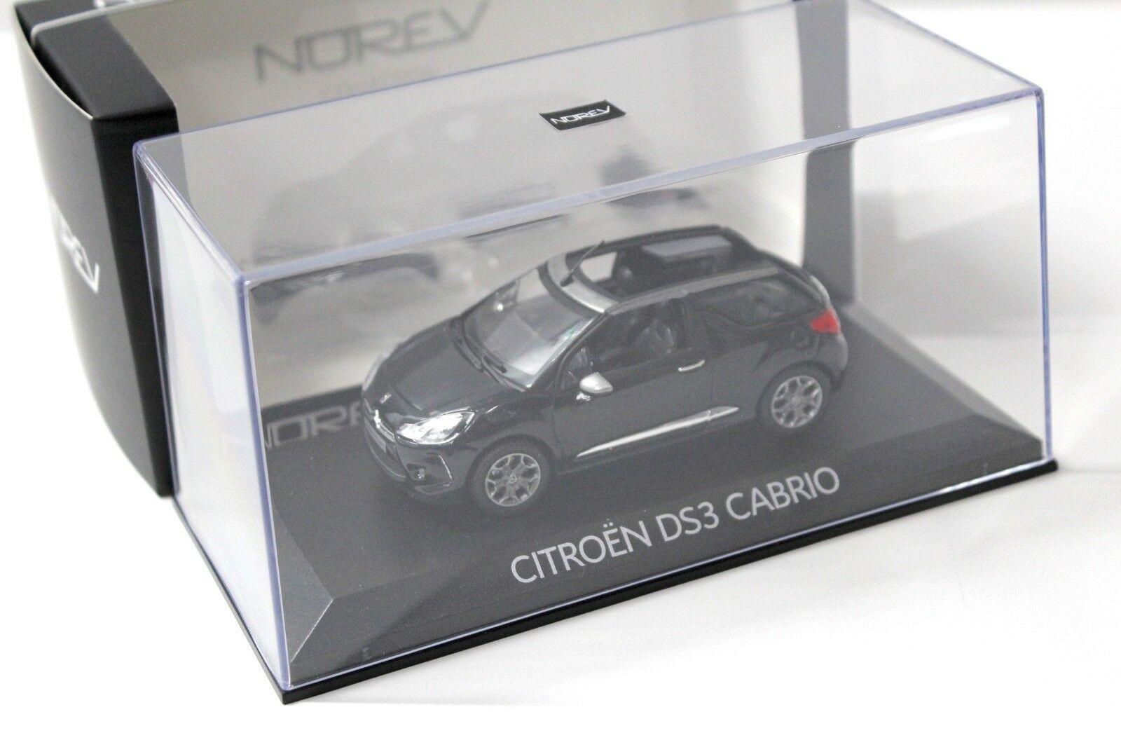 1:43 Norev Citroen DS3 Cabrio black 2013