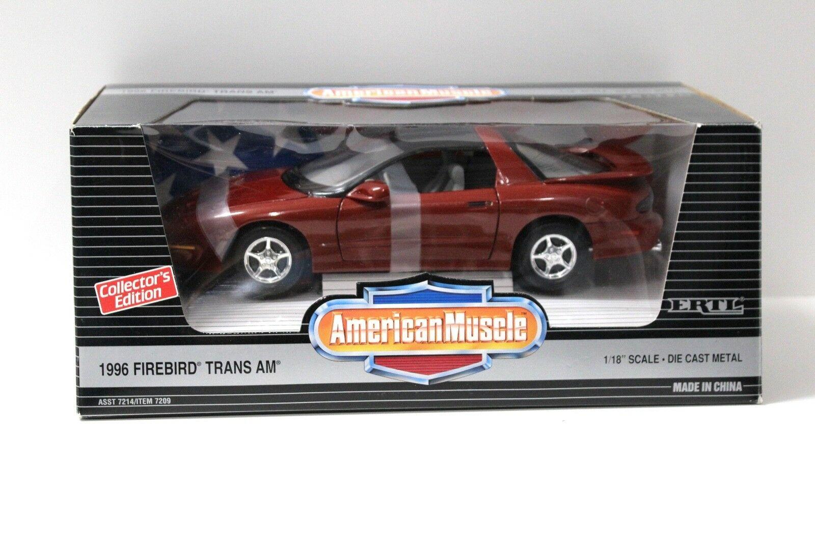 1:18 ERTL Pontiac Firebird Trans AM 1996 dark red