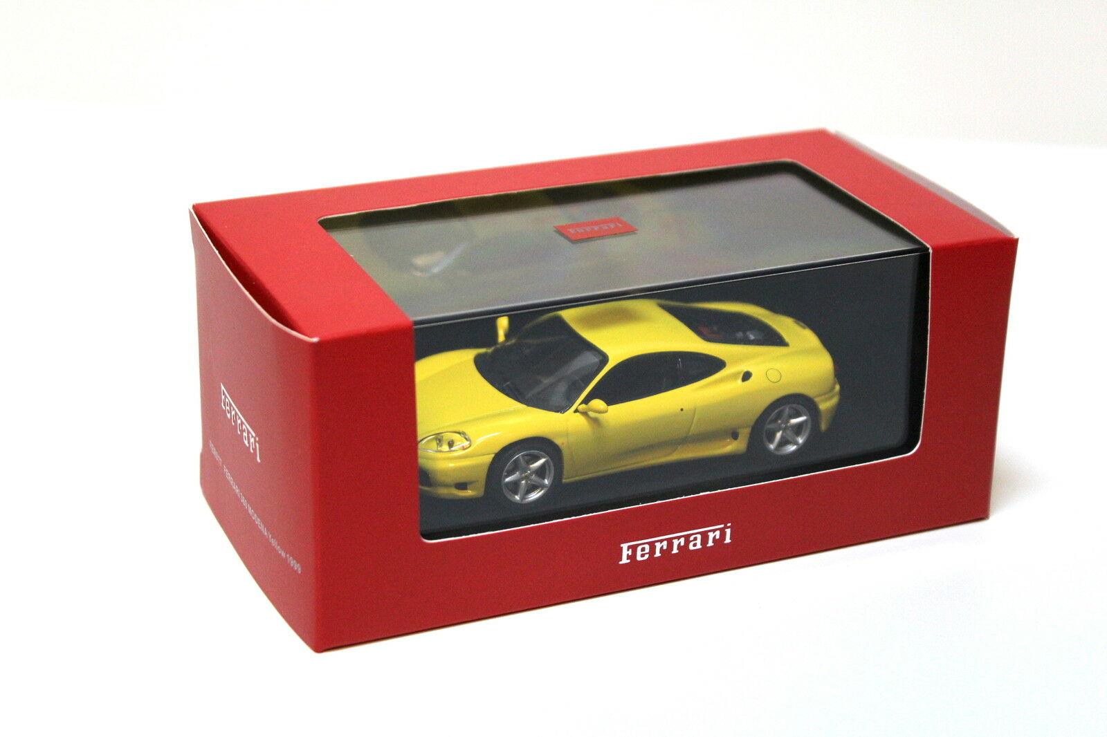 1:43 IXO Ferrari 360 Modena 1999 yellow DEALER VERSION