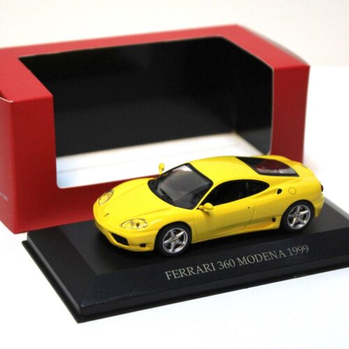 1:43 IXO Ferrari 360 Modena 1999 yellow DEALER VERSION