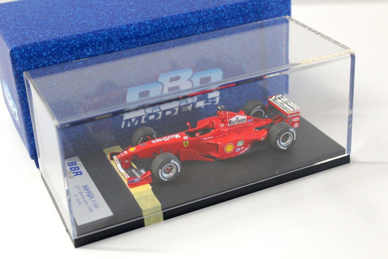 1:43 BBR F1 Ferrari F399 GP Montecarlo 1999 E.Irvine #4