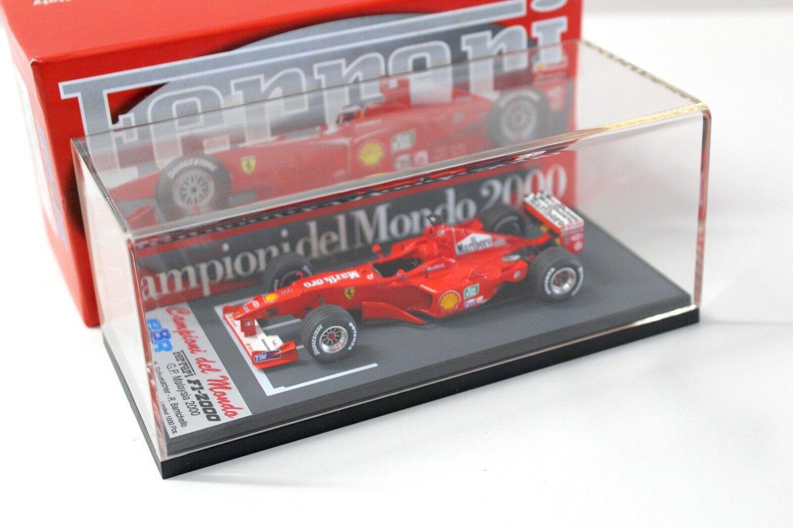 1:43 BBR Ferrari F1-2000 GP Malaysia M.Schumacher