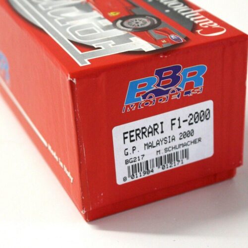 1:43 BBR Ferrari F1-2000 GP Malaysia M.Schumacher
