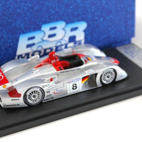 1:43 BBR Audi R8R Joest 24h Le Mans 2000 #8 Winner