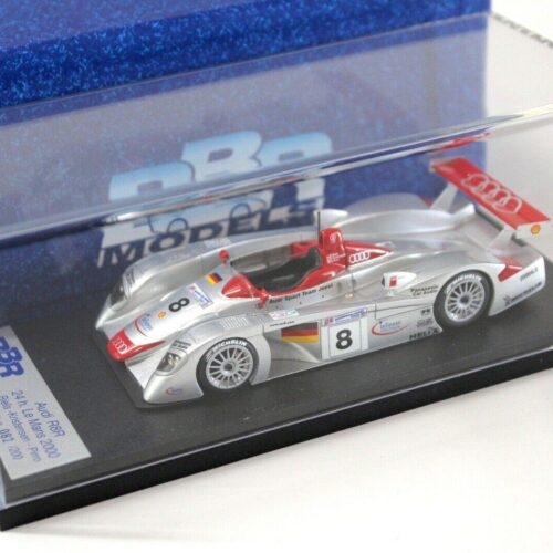 1:43 BBR Audi R8R Joest 24h Le Mans 2000 #8 Winner