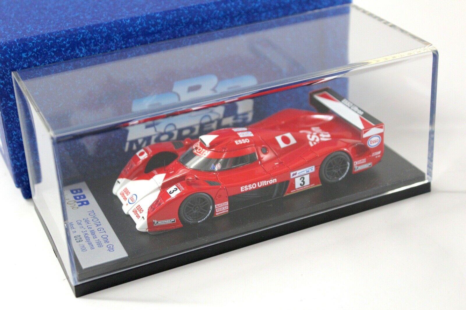 1:43 BBR Toyota GT ONE GTP 24h Le Mans 1999 #3 Katayama