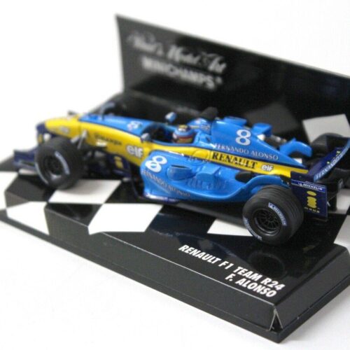 1:43 Minichamps Renault F1 Team R24 F.Alonso #8