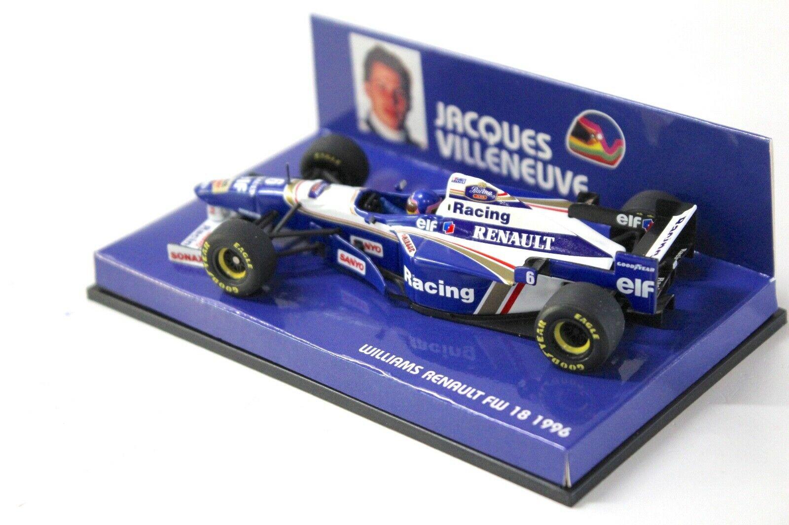 1:43 Minichamps Williams Renault FW18 J.Villeneuve #6