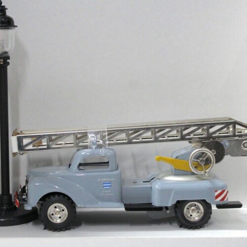 GAMA 70007 Replica Blechmodell Leiterwagen mit Laterne grey