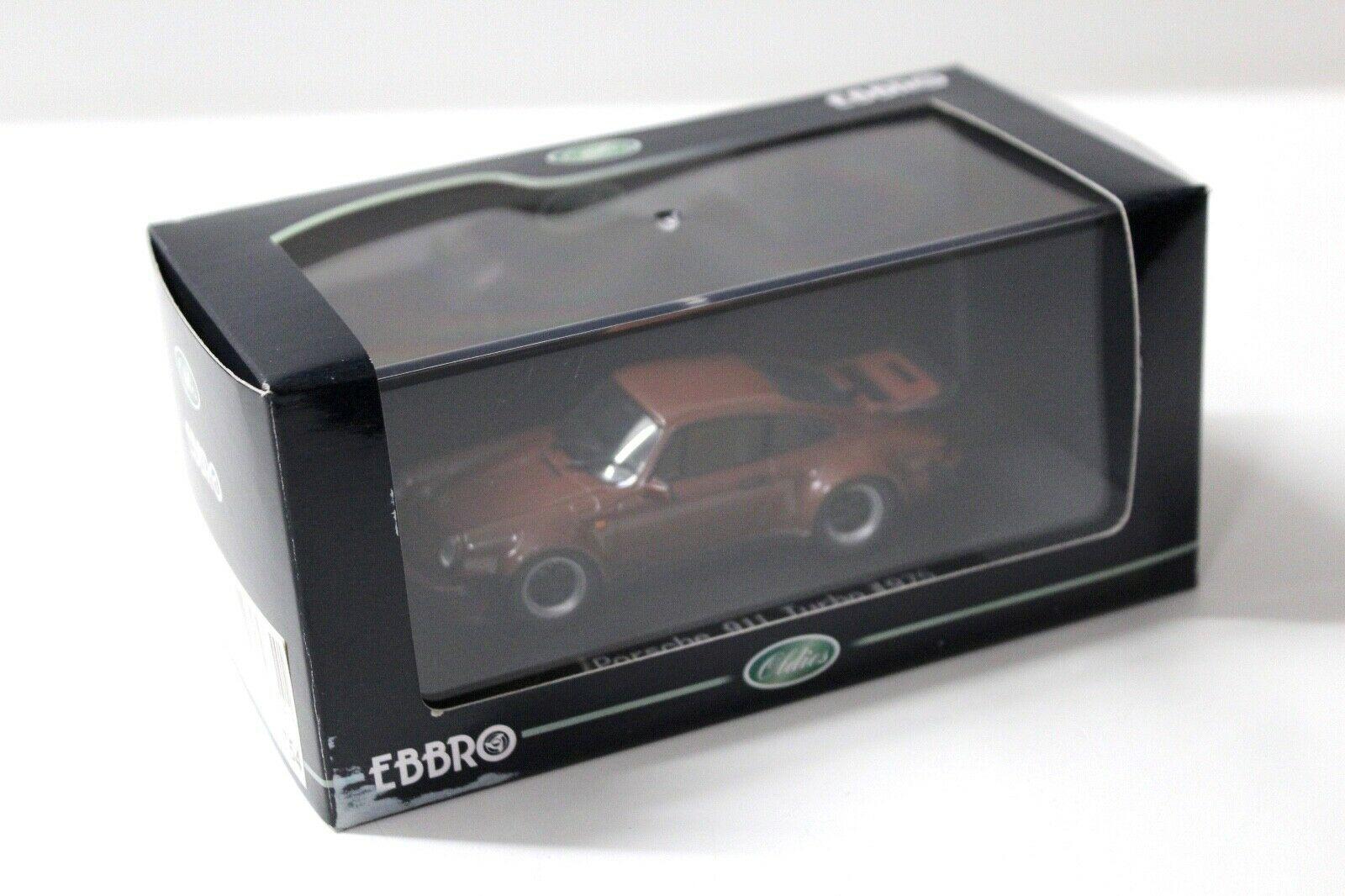 1:43 EBBRO Porsche 911 Turbo Coupe 1975 brown