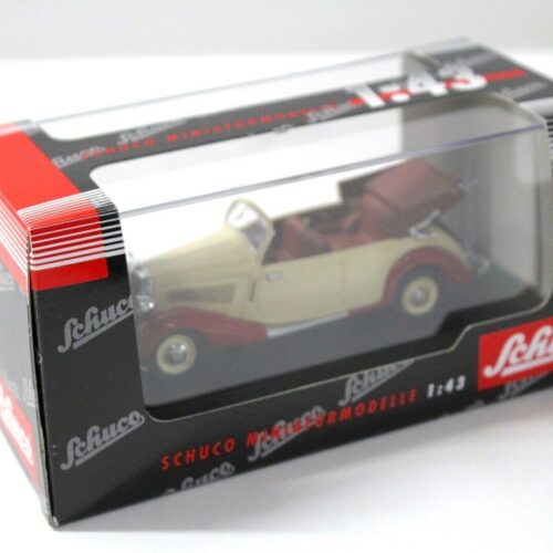 1:43 Schuco Mercedes 170V Cabrio beige/ red