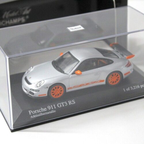 1:43 Minichamps Porsche 911 997 GT3 RS silver/ orange