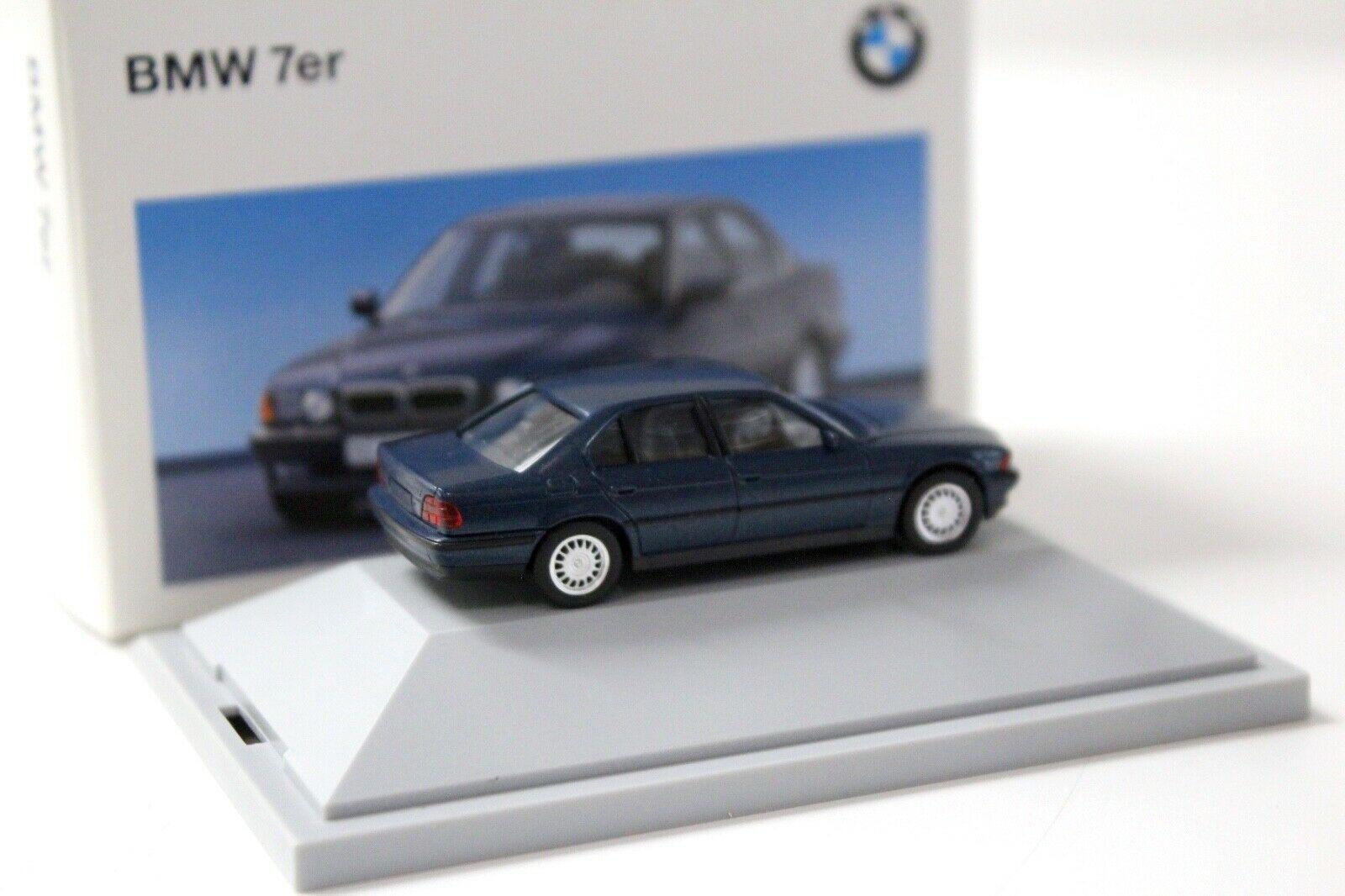 1:87 Herpa BMW 7er 7 Series E38 Limousine blue DEALER VERSION