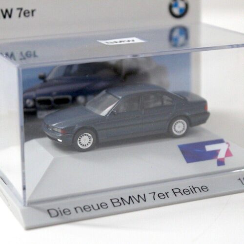 1:87 Herpa BMW 7er 7 Series E38 Limousine blue DEALER VERSION