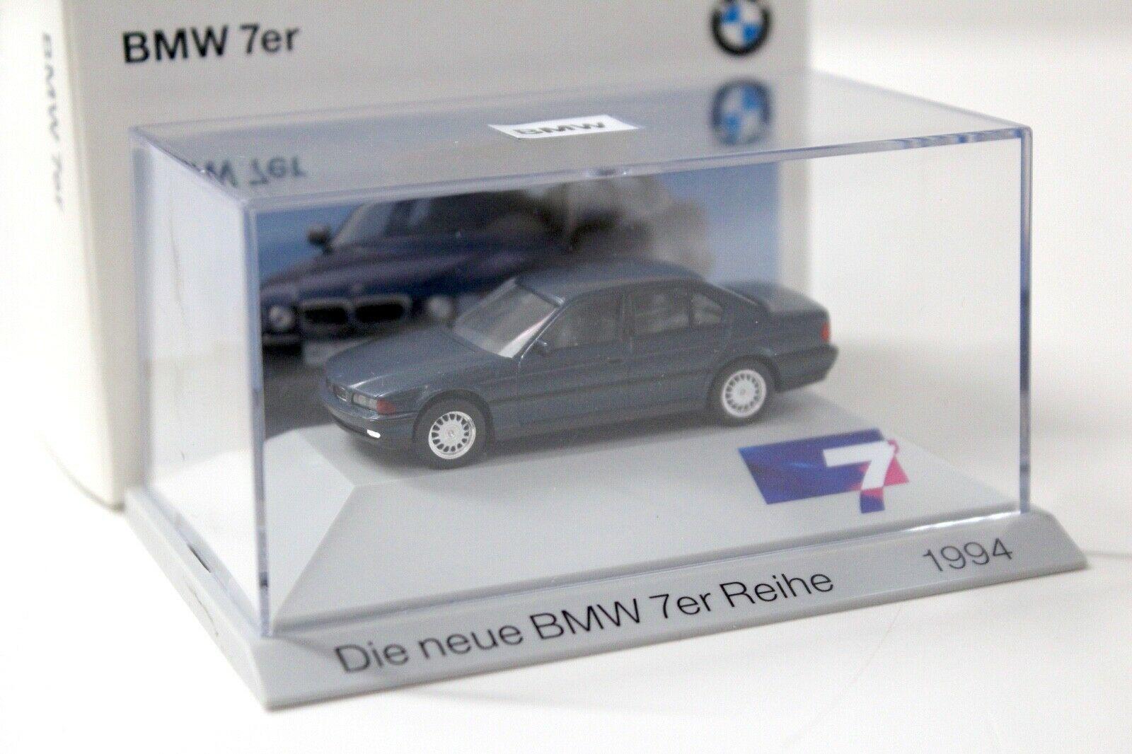 1:87 Herpa BMW 7er 7 Series E38 Limousine blue DEALER VERSION