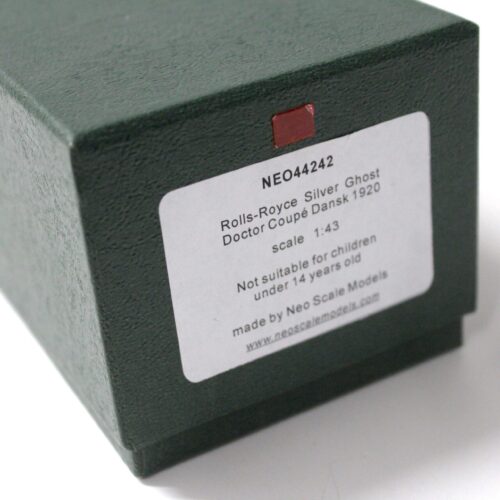 1:43 Neo Rolls Royce Silver Ghost Doctor Coupe Dansk 1920 dark red