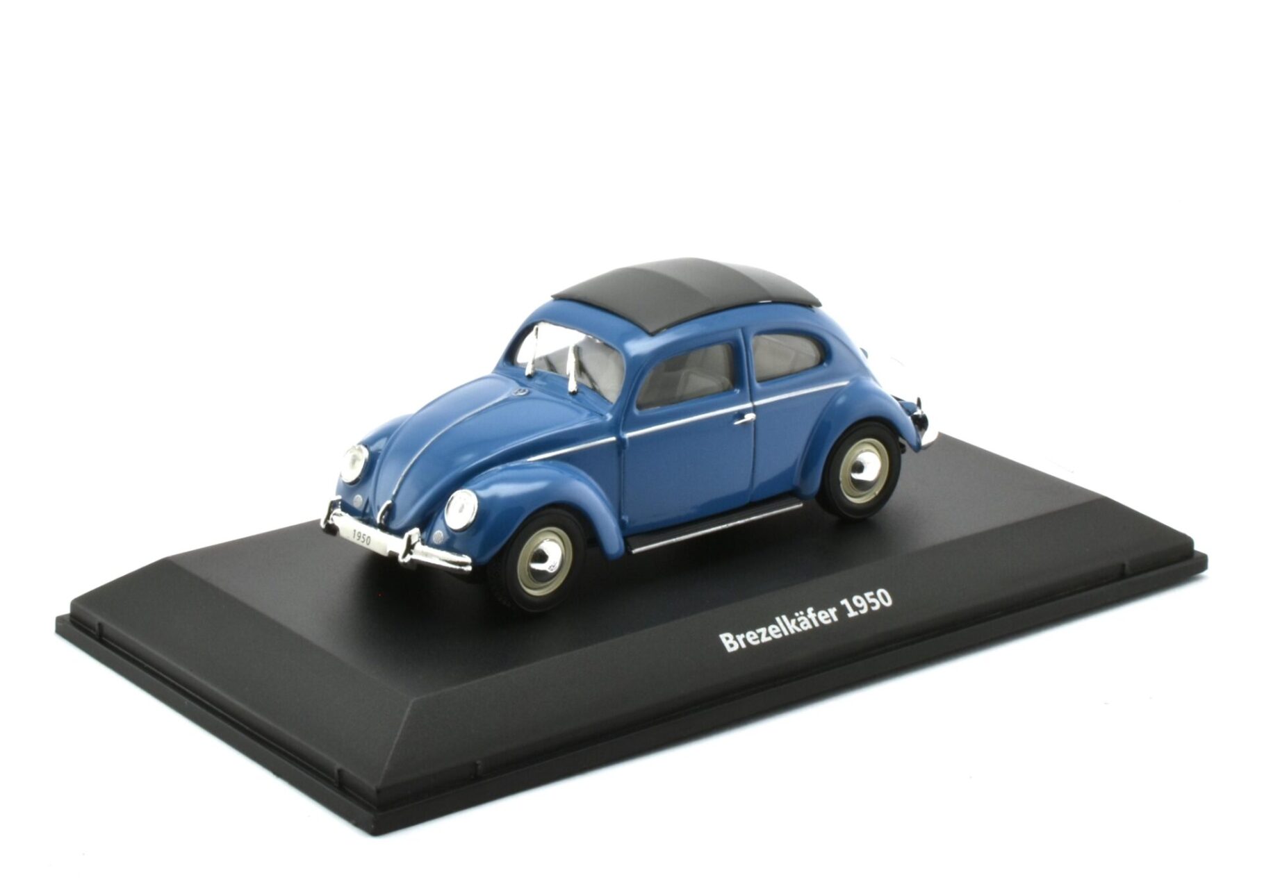 1:43 Atlas VW Collection VW Käfer Brezelkäfer 1950 blue