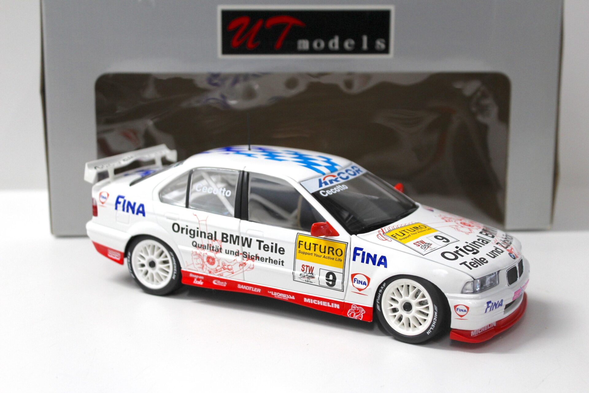 1:18 UT Models BMW 320i E36 STW Cup 1998 Cecotto #9