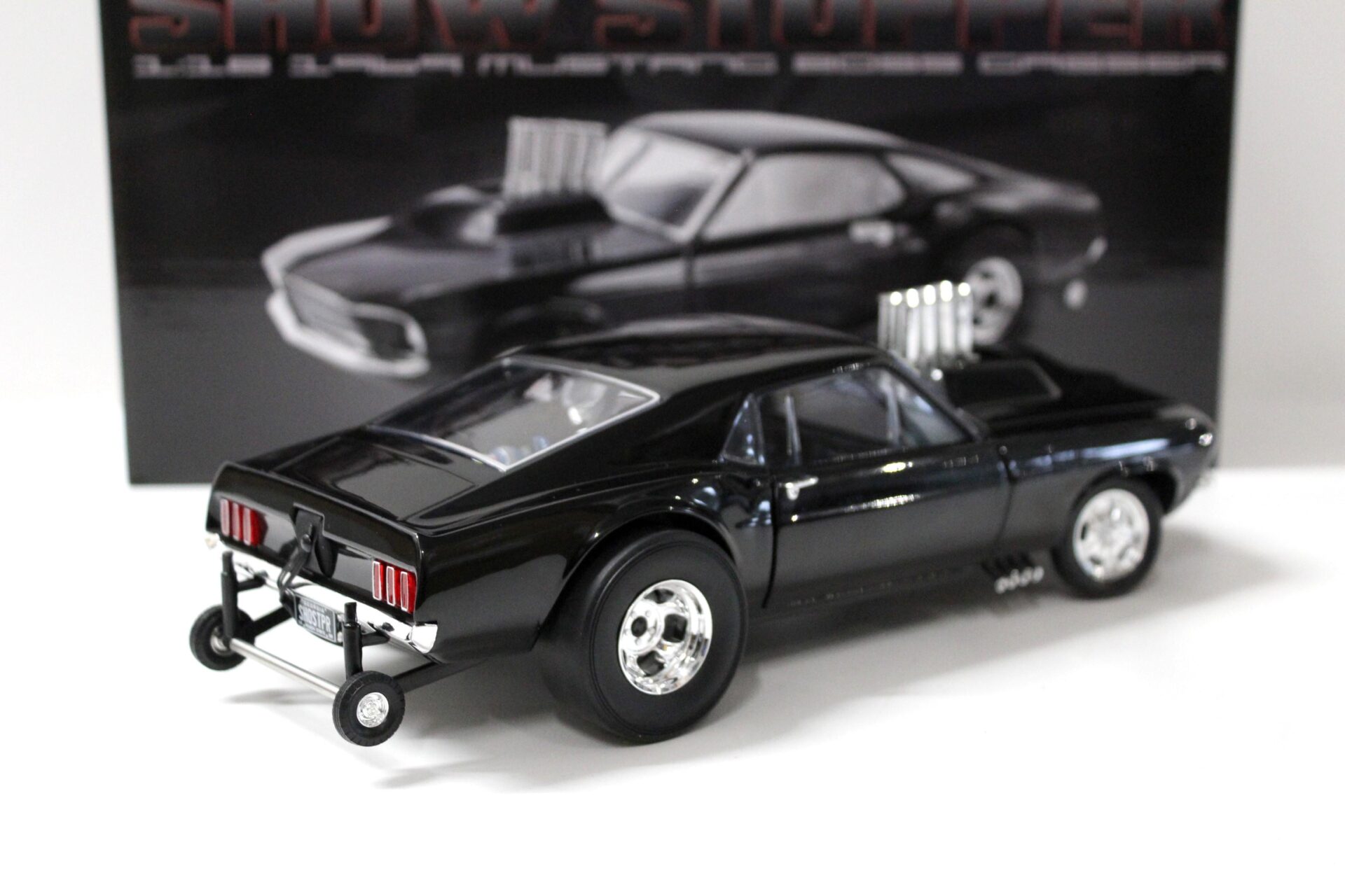 1:18 GMP 1969 Ford Mustang Boss Gasser SHOW STOPPER triple gloss black
