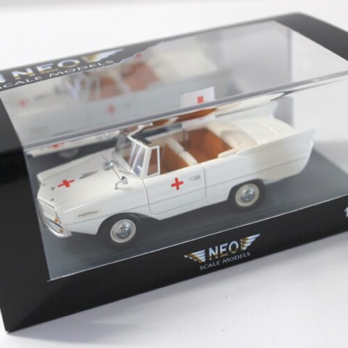 1:43 NEO Amphicar Rettungswagen Rotes Kreuz beige