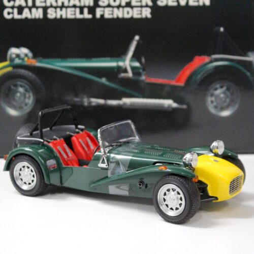 1:18 Kyosho Caterham Super Seven Clam Shell Fender dark green