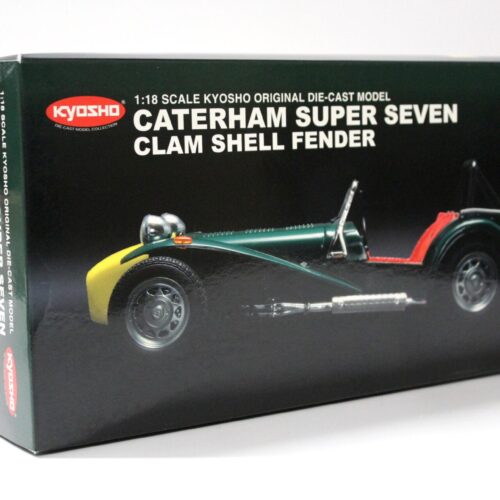 1:18 Kyosho Caterham Super Seven Clam Shell Fender dark green