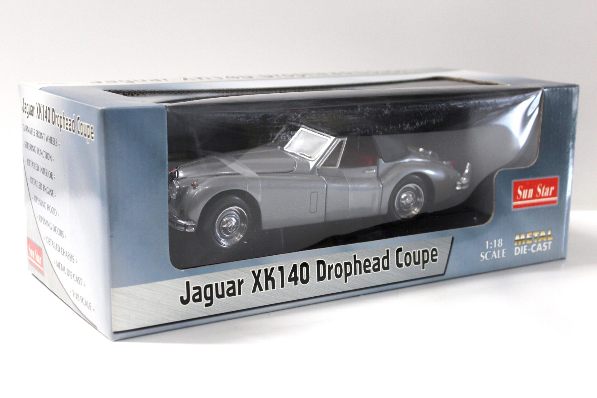 1:18 Sun Star Jaguar XK140 Drophead Coupe grey metallic