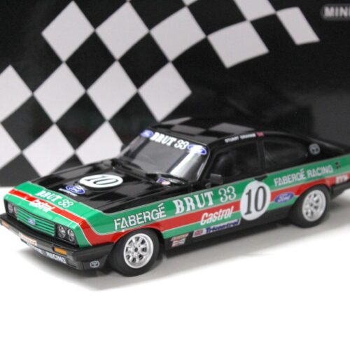 1:18 Minichamps Ford Capri 3.0S Faberge Racing #10 CASTROL Graham 2nd Place BSCC 1979