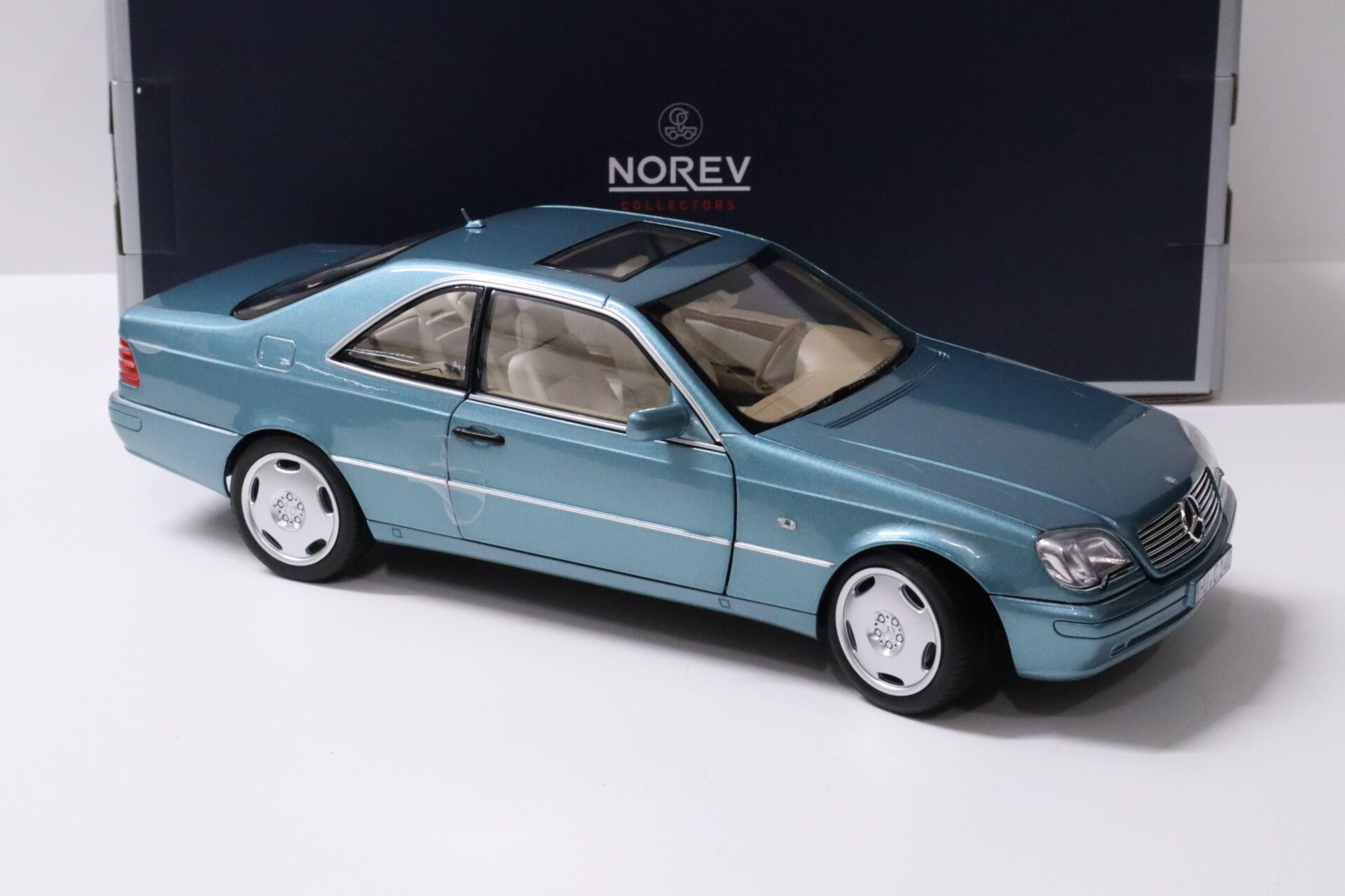 1:18 Norev Mercedes CL600 Coupe 1997 blue metallic