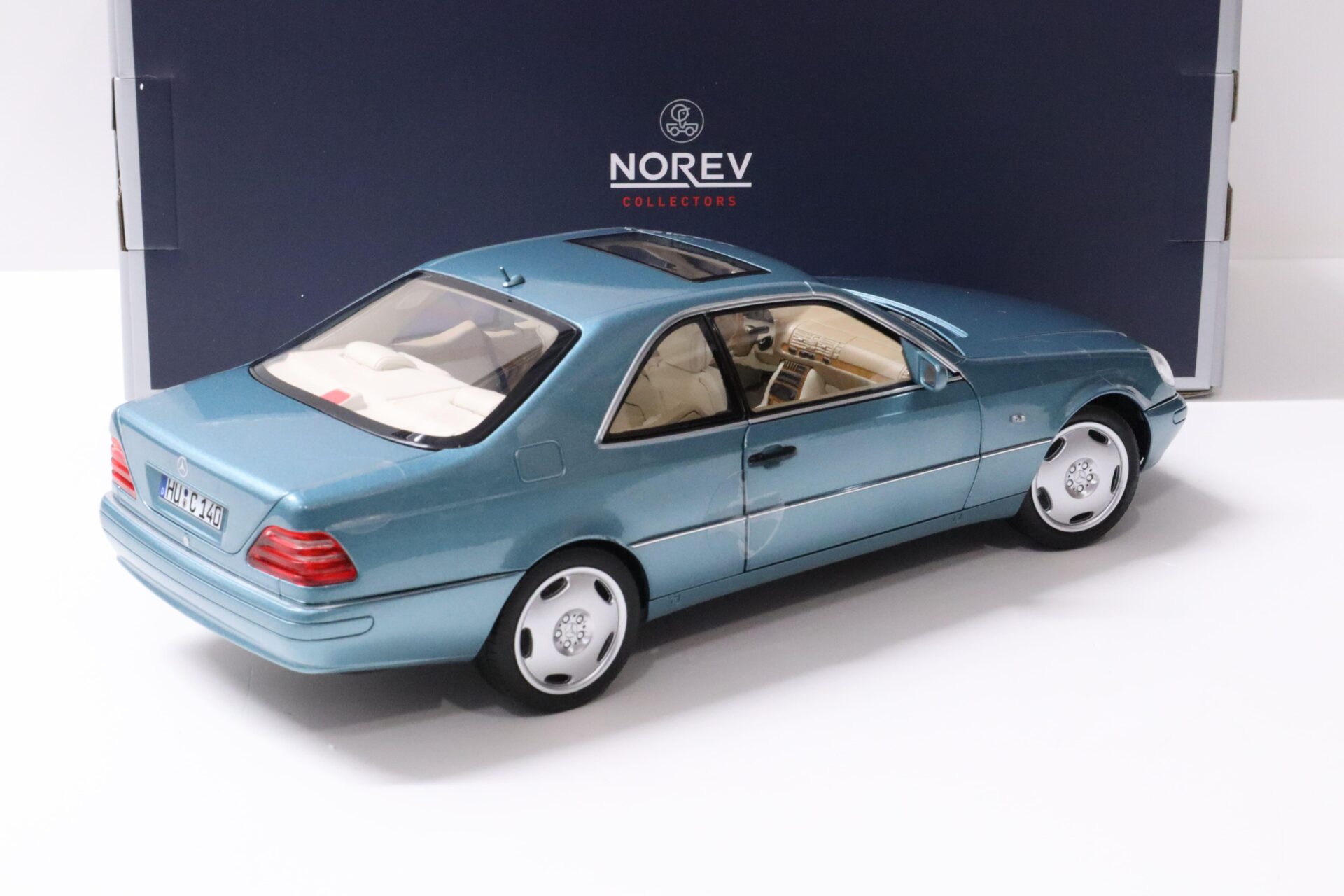 1:18 Norev Mercedes CL600 Coupe 1997 blue metallic