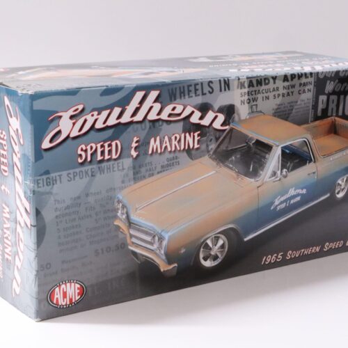 1:18 ACME 1965 Chevrolet El Camino "Southern Speed & Marine" blue Limited 210 pcs.