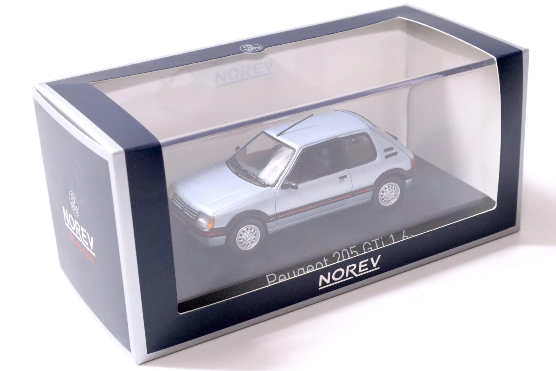 1:43 Norev Peugeot 205 GTi 1.6 Topaze blue 1988