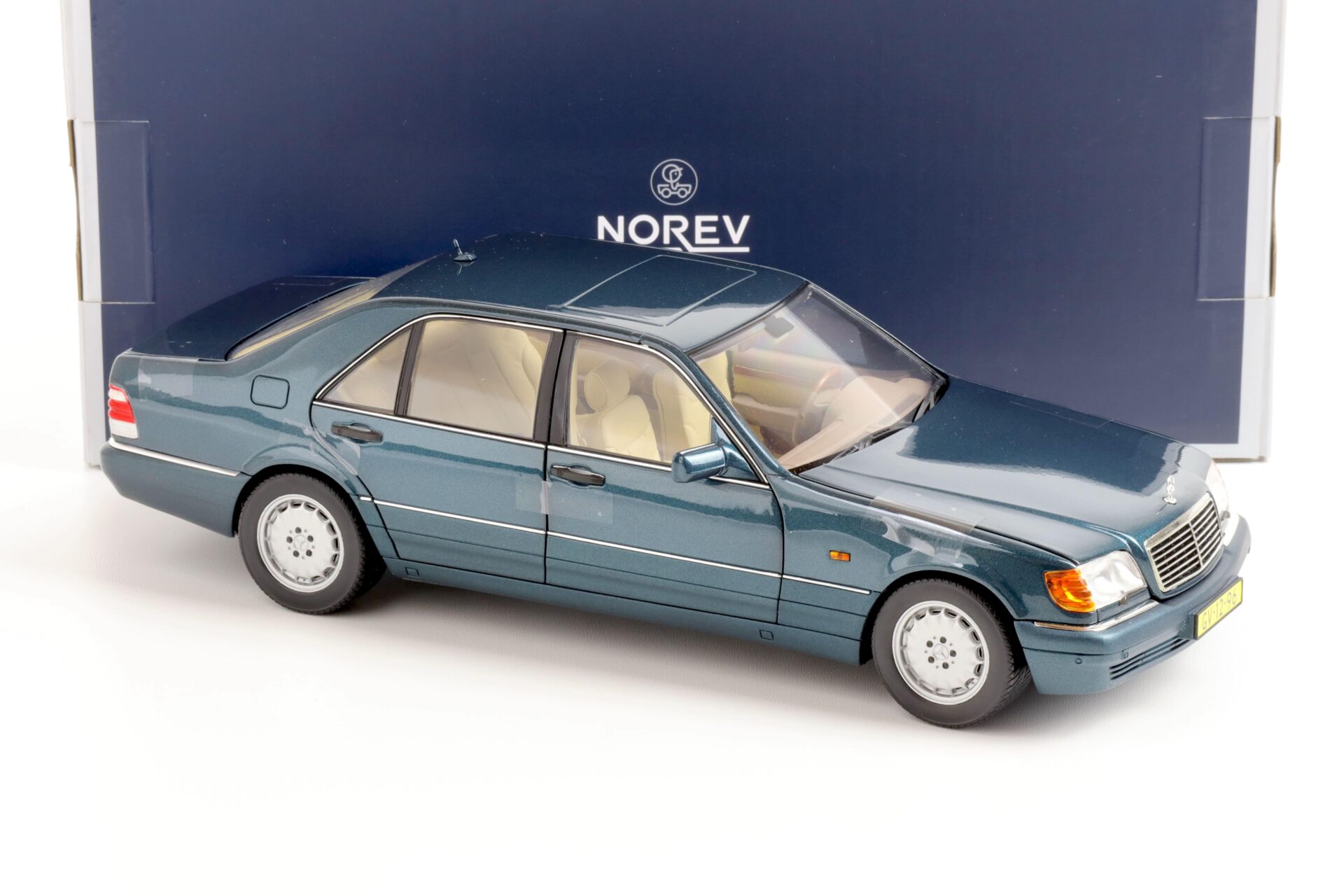 1:18 Norev Mercedes S600 S-Klasse W140 Limousine 1997 green metallic